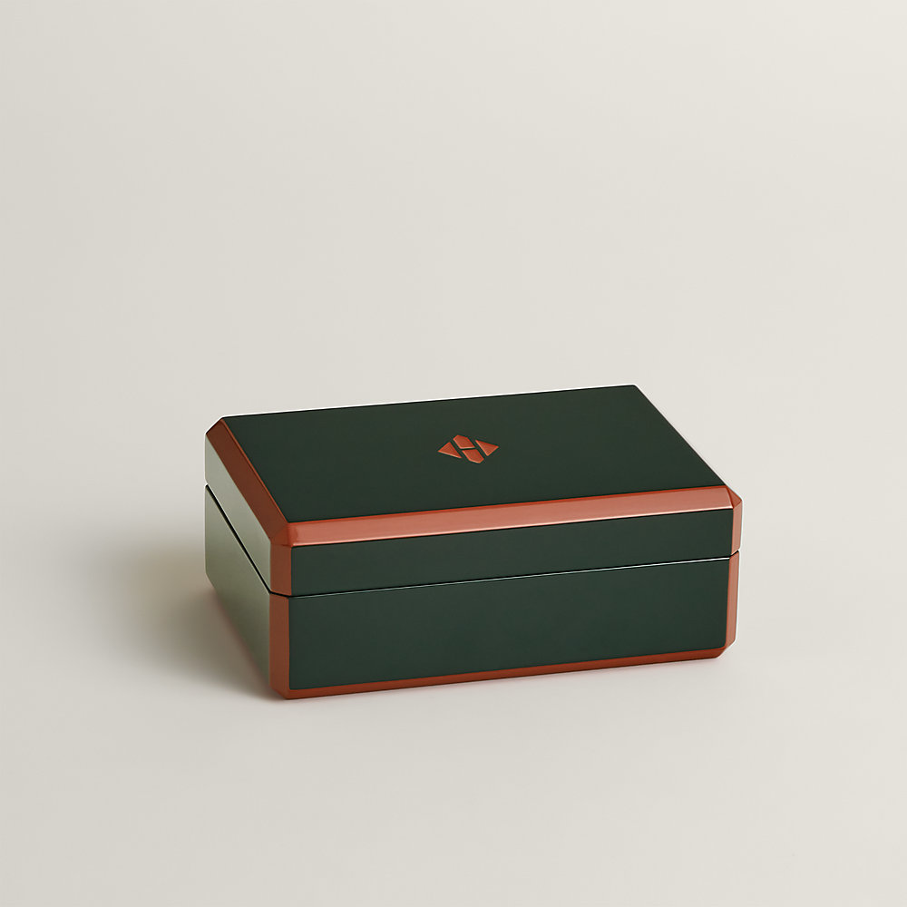 Facettes Lithographie Equestre bridge card box | Hermès